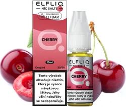 Liquid ELFLIQ Nic SALT Cherry 10ml (třešeň)