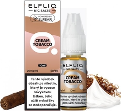 Liquid ELFLIQ Nic SALT Cream Tobacco 10ml (tabák)