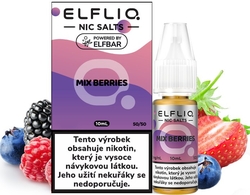 Liquid Elfliq Nic Salt 10ml Mixed Berries