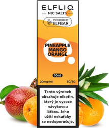 Liquid Elfliq Nic Salt 10ml Pineapple Mango Orange