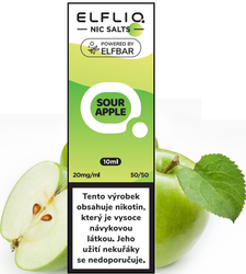 Liquid Elfliq  Nic Salt 10ml Sour Apple