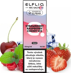 Liquid Elfliq Nic Salt 10ml Strawberry Raspberry Cherry Ice