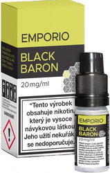 Liquid EMPORIO SALT Black Baron 10ml (tabák, černý rybíz)