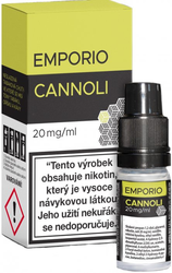 Liquid EMPORIO SALT Cannoli 10ml (trubička s vanilkovým krémem)
