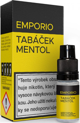 Liquid EMPORIO Tabáček Mentol 10ml (tabák, mentol)