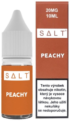 Liquid Juice Sauz SALT Peachy 10ml (meruňka, broskev, smetana)