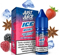 Liquid Just Juice Salt 10ml ICE Wild Berries & Aniseed