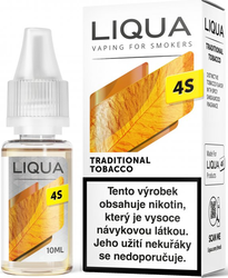 Liquid LIQUA CZ 4S SALT Traditional Tobacco 10ml 18mg (tabák)