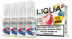 Liquid LIQUA Elements 4Pack Cuban cigar 4x10ml (kubánský doutník)