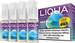 Liquid Liqua Elements 4Pack Menthol