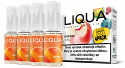 Liquid LIQUA 4Pack Pomeranč (4x10ml) - Orange