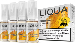 Liquid LIQUA 4Pack Tradiční tabák  (4x10ml) - Traditional tobacco