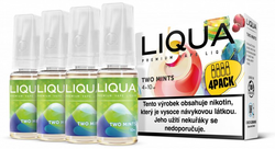 Liquid LIQUA 4Pack Máta a mentol (4x10ml) - Two mints