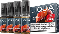 Liquid LIQUA CZ MIX 4Pack Cherribakki (tabák, třešně, santalové dřevo)