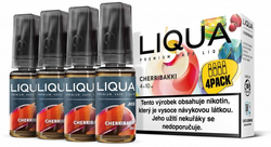 Liquid LIQUA CZ MIX 4Pack Cherribakki (tabák, třešně, santalové dřevo)