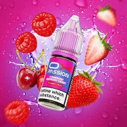 Liquid OXVA OX PASSION Salts 10ml Strawberry Raspberry Cherry
