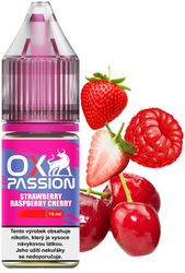 Liquid OXVA OX PASSION Salts 10ml Strawberry Raspberry Cherry