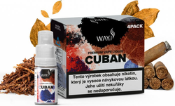 Liquid WAY to Vape 4Pack Cuban 4x10ml (doutníkový tabák)
