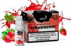 Liquid WAY to Vape 4Pack Strawberry 4x10ml (jahoda)