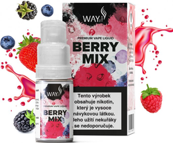 Liquid WAY to Vape Berry Mix 10ml (směs lesního ovoce)
