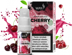 Liquid WAY to Vape Cherry 10ml (třešeň)