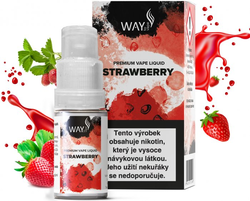 Liquid WAY to Vape Strawberry 10ml (jahoda)