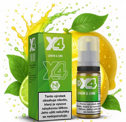 Liquid X4 Bar Juice 10ml Lemon and Lime