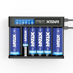 XTAR QUEEN ANT MC6 - nabíječka pro monočlánky