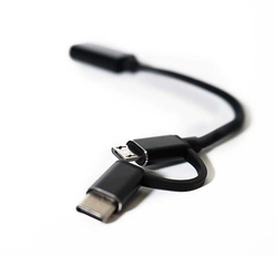 Multifunkční nabíjecí USB kabel 2v1 (micro+C)