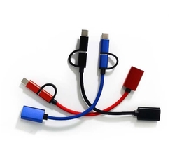 Multifunkční nabíjecí USB kabel 2v1 (micro+C)