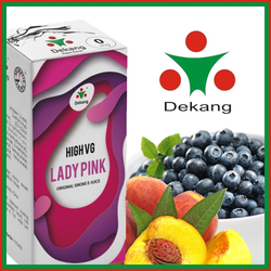 Liquid Dekang High VG Lady Pink 10ml (borůvka s broskví)
