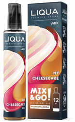 Příchuť Liqua MIX&GO 12ml NY CheeseCake (tvarohový koláč)