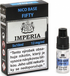 Nikotinová báze CZ IMPERIA 5x10ml PG50-VG50