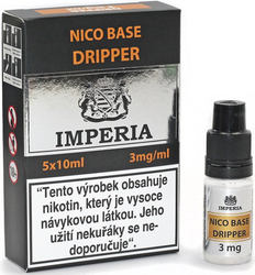 Nikotinová báze CZ IMPERIA Dripper 5x10ml PG30-VG70