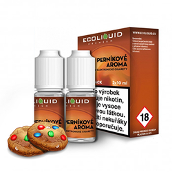 Liquid Ecoliquid Premium 2Pack PERNÍKOVÝ TABÁK  2x10ml (Gingerbread tobacco)