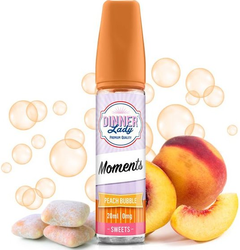 Příchuť Dinner Lady Moments Shake and Vape 20ml Peach Bubble