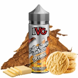 Příchuť IVG Shake and Vape 36ml Butter Cookie Tobacco (máslové sušenky s tabákem)