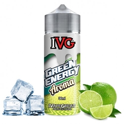Příchuť IVG Shake and Vape 36ml Green Energy (energetický nápoj, limetka, led)