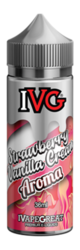 Příchuť IVG Shake and Vape 36ml Strawberry Vanilla Cream (jahodovo-vanilkový krém)