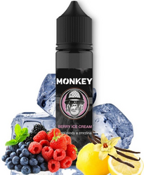 Příchuť Monkey Shake and Vape 10ml Berry Ice Cream