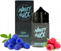 Příchuť Nasty Juice - Berry S&V 20ml Sicko Blue (ostružina, modrá malina, borůvka)