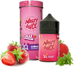 Příchuť Nasty Juice - Yummy S&V 20ml Trap Queen (jahody a máta)
