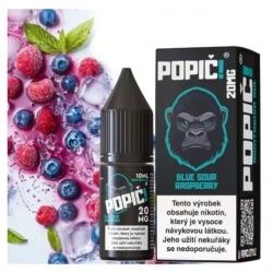 Liquid POPIČ! Salt 10ml Blue Sour Raspberry 