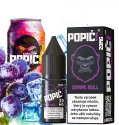 Liquid POPIČ! Salt 10ml Grape Bull