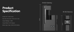 Aspire Prestige MIXX mod by SunBox 60 W