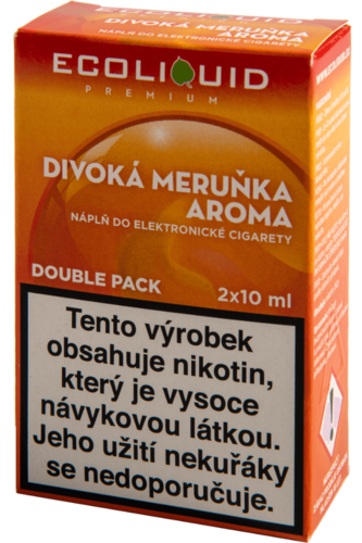 Liquid Ecoliquid Premium 2Pack Divoká Meruňka 2x10ml - 3mg 