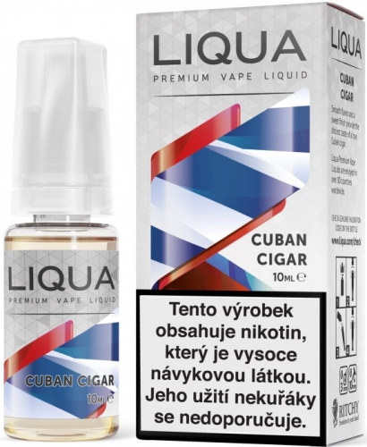 Liquid LIQUA CZ Elements Cuban Tobacco 10ml (kubánský doutník)
