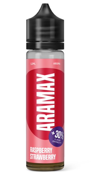Příchuť Aramax Shake and Vape 12ml Raspberry Strawberry