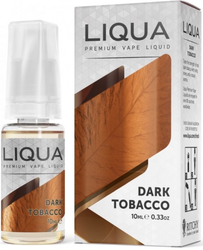 Liquid LIQUA CZ Elements Dark Tobacco 10ml-0mg (Silný tabák)