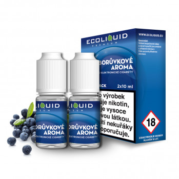 Liquid Ecoliquid Premium 2Pack BORŮVKA 2x10ml  (BLUEBERRY)